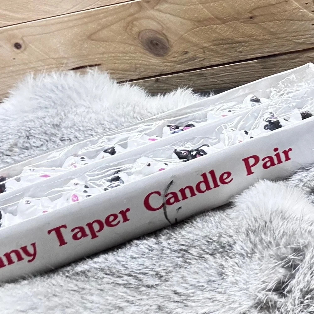 Dept 56 vintage Bunny Taper Candles